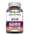 Amazing Formulas Msm (Methylsulfonylmethane) Supplement | 2000 Mg Per Serving | Capsules | Non-Gmo | Gluten Free | Made In Usa (250 Count)