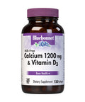 Bluebonnet Nutrition Milk-Free Calcium 1200 mg Plus Vitamin D3 400 IU - High Potency Maximum Absorption Strong Healthy Bones & Immune Health Support Supplement Gluten-Free Dairy-Free 120 Softgels
