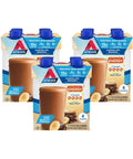 Atkins Milk Chocolate Delight High Protein Shake, 15g Protein, 12 Count | 15g Protein, 3g Fiber, 2g Net Carb, 1g Sugar, Chocolate Flavored, Keto Friendly, Ready to Drink, 12 Count