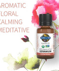 Garden of Life Essential Oil Geranium 0.5 Fl Oz (15 Ml)