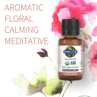 Garden of Life Essential Oil Geranium 0.5 Fl Oz (15 Ml)