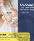 KAL Apple Cider Vinegar Capsules, 500 mg, 120 Count
