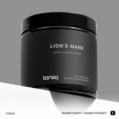 18,000mg 10x Concentrated Ultra High Strength Extract Made with Organic Lions Mane 30% Polysaccharides Highly Concentrated and Bioavailable 120 Veggie Capsules