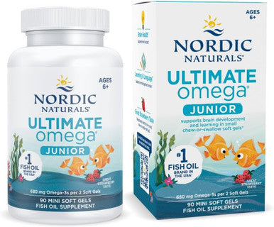Nordic Naturals Ultimate Omega Junior 500 mg 90 Softgels