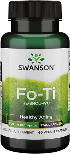 Swanson Fo-Ti Extract 500 Milligrams 60 Veg Capsules