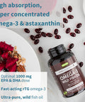 High Absorption Omega-3 Wild Fish Oil & Advanced Hydrolyzed Collagen Peptides Bundle, 1000Mg Epa & Dha With Astaxanthin & 100% Grass Fed Bovine Collagen Protein Powder, By Igennus