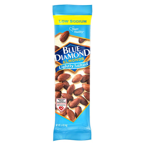 Blue Diamond Almonds, Smokehouse Flavored Snack Nuts, Single Serve Bags (1.5 Oz. Tubes, Pack of 12)