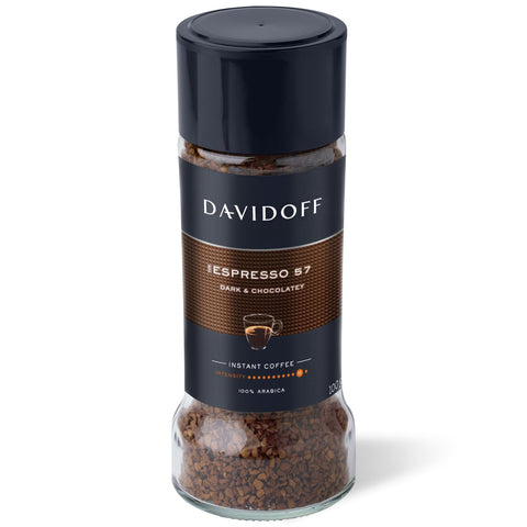 DAVIDOFF Rich Aroma Instant Coffee - Vivid and Spicy - Strong Body and Pleasant Acidity - 100% Arabica Beans - 10/12 Intensity - 1 x 3.52 oz