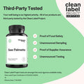 Saw Palmetto For Women And Men Saw Palmetto Supplement Extract Hormonal Balance, Urinary Health & Androgen Support Saw Palmetto For Men Prostate Saw Palmetto Capsules 500Mg 100 Day Supply