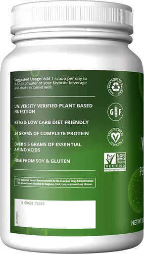MRM Nutrition Veggie Elite Performance Protein | Matcha Latte Flavored| Plant-Based Protein| Easy to Digest | with BCAAs| Vegan + Gluten- | Clinically Tested| Digestive enzymes | 30 Servings