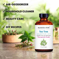 MAJESTIC PURE Tea Tree Essential Oil - Pure, Natural and Therapeutic Grade - Tea Tree Oil for Skin, Face, Hair, Nails, Acne, Scalp, Massage, Aromatherapy, Diffuser, Topical & Household Uses - 1 fl oz