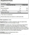 Swanson Psyllium Husk Dietary Fiber Supplement 610 mg 300 Capsules