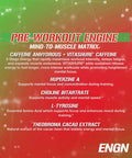 EVL Intense Pre Workout with Creatine - Pre Workout Powder Drink for Lasting Energy Focus and Recovery - ENGN Energizing Pre Workout for Men with Beta Alanine and L Theanine - Cherry Limeade