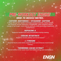 EVL Intense Pre Workout with Creatine - Pre Workout Powder Drink for Lasting Energy Focus and Recovery - ENGN Energizing Pre Workout for Men with Beta Alanine and L Theanine - Cherry Limeade