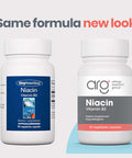 Allergy Researcg Group Niacin Supplement - Vitamin B3 For Men & Women, Niacin With Flush, Nicotinic Acid, Nad, 250Mg Vegetarian Capsules - 90 Count