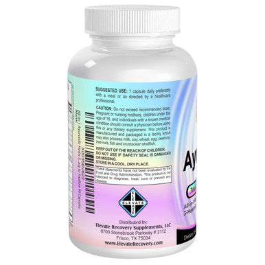 Elevate Recovery Supplements Ayurvedic Herbs (All-In-1) Supplement 3-Month Supply - Ayurveda Mind, Body & Spirit Herbal Blend Complex With 17 Active Ingredients - Natural Ayurvedic Supplements - 90 Capsules