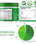 Vinatura Duckweed & Greens Powder - Smoothie Mix With Super Greens: Kale Powder, Spinach Powder, Broccoli, Duckweed Supplement