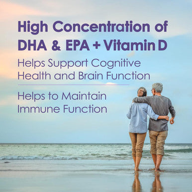 Aquaomega 5X Ultimate Strength High Dha Omega-3 Liquid With Epa And Vitamin D - Wild Caught Omega 3 Fish Oil Liquid - 4500Mg Of Omega 3 Supplements - 450Ml Grape