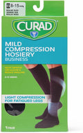 Curad Compression Socks Black Small 1 Pair