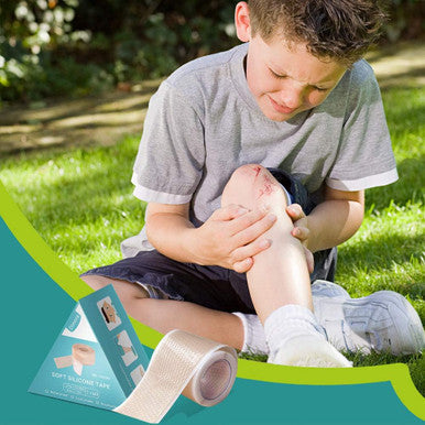 Dimora Silicone Medical Tape - Hypoallergenic First Aid Tapes With Easy Tear Design, Pain-Removal Surgical Tapes For Sensitive Skin, No Residue(1.6In X 59 In),1 Roll
