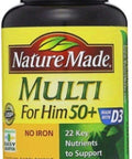 Nature Made Multi For Him 50+ Dietary Supplement Tablets 90 Ea (Pack Of 4)