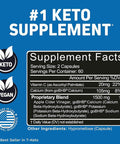 Herbtonics Apple Cider Vinegar Capsules With The Mother Plus Keto Bhb - For Women & Men - Energy & Focus - 240 Vegan Pills