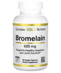 California Gold Nutrition Bromelain, 625 Mg, 90 Veggie Capsules