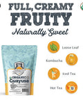Fermentaholics Usda Organic Loose-Leaf Guayusa Tea - Perfect For Homebrewing Kombucha Hot Tea And Iced Tea - Ou her Premium Taste Aroma And Flavor