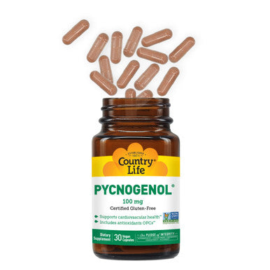 Country Life Pycnogenol 100 Mg Vegan Capsules 30'S