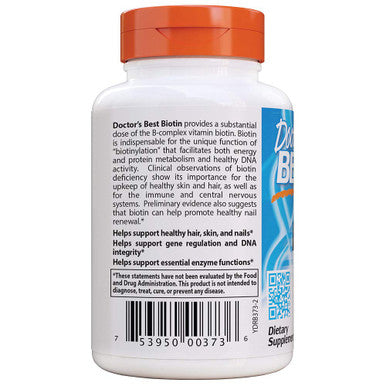 Doctor's Best Biotin 10000 mcg, 120 Count