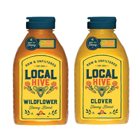 Local Hive Clover Raw & Unfiltered ÃƒÂ¢Ã¢â€šÂ¬Ã¢â‚¬Å“ 16 oz | 100% Pure U.S. Honey | Natural Sweetener Sourced from American Bees & Beekeepers | Premium Clover Flavor | Ideal for Tea, Baking & Cooking