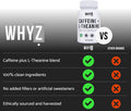 Whyz Caffeine Pills With L-Theanine, 120 Capsules, Nootropic Stack Energy Pills, Energy Vitamins For Sustained Energy Focus & Cognitive Function, L Theanine Caffeine Energy Supplements For Women & Men
