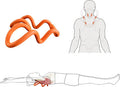 Shoulder Deep Tissue Massager, Psoas Release Tool, Myofascial Trigger Point Release Shoulder Blade Pain, Levator Scapulae Pain, Lower Back Pain,Pelvis Pain, Hip Flexor Pain, Sciatica