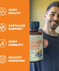 Glucosamine Chondroitin MSM Turmeric Boswellia - Joint Support Supplement. Antioxidant Properties. Helps with Inflammatory Response. Occasional Discomfort Relief for Back, Knees & Hands. 90 Capsules
