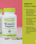 Banyan Botanicals Women S Support Organic Herbal Tablets Promotes A Healthy Female Reproductive System* Supports Regular & Healthy Menses* 90 Tablets Non-Gmo Sustainably Sourced Vegan