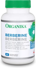 Organika Berberine - High Potency, Cholesterol And Glucose Metabolism Support, Helps Maintain Cardiovascular Health - 60Vcaps