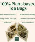 Vahdam Tea Variety Pack - 15 Pyramid Individually Wrapped Tea Bags For True Freshness & Flavour | Assorted Tea Sampler | Long Leaf Pyramid Tea Bags Variety Pack | s for Women & Men Tea Set