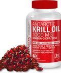 Bronson Probiotic 50 Billion Cfu + Prebiotic With Apple Polyphenols & Pineapple Fruit Extrac Antarctic Krill Oil 1000 Mg With Omega-3S Epa Dha