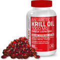 Bronson Probiotic 50 Billion Cfu + Prebiotic With Apple Polyphenols & Pineapple Fruit Extrac Antarctic Krill Oil 1000 Mg With Omega-3S Epa Dha