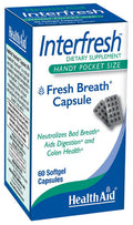 Interfresh 60 Soft Gel Capsules Twice Daily Fights Bad Breath And Aids In Digestion And Colon Health Feel Fresh All Day Long