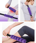 Muscle Roller Stick Massager For Leg & Body, Lymphatic Body Roller Liposuction Massager Stick Relief Sore Muscle Tightness For Athletes, Yoga, Physical Therapy Liposuction