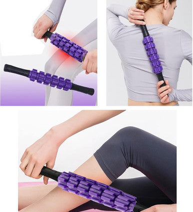 Muscle Roller Stick Massager For Leg & Body, Lymphatic Body Roller Liposuction Massager Stick Relief Sore Muscle Tightness For Athletes, Yoga, Physical Therapy Liposuction