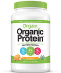 Orgain Bundle Peanut Butter Protein Powder and Chocolate Protein Superfoods Powder Vegan Made without Dairy Gluten and Soy NonGMO