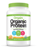 Orgain Organic Plant Based Protein Greens Powder Creamy Chocolate Fudge 1.94 Pound Organic Plant Based Protein Powder Peanut Butter Vegan Low Net Carbs Non Dairy Gluten 2.03 Pound