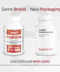 Supersmart Taxifolin 60 mg Per Day Dihydroquercetin Extract from Siberian Larch for Vascular Protection Antioxidant Russian NonGMO Gluten Free 100 Tablets