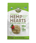 Manitoba Harvest Organic Hemp Seeds, 18oz, 10g Plant Based Protein and 12g Omega 3 & 6 per Srv, smoothies, yogurt & salad, Non-GMO, Vegan, Keto, Paleo, Gluten Free