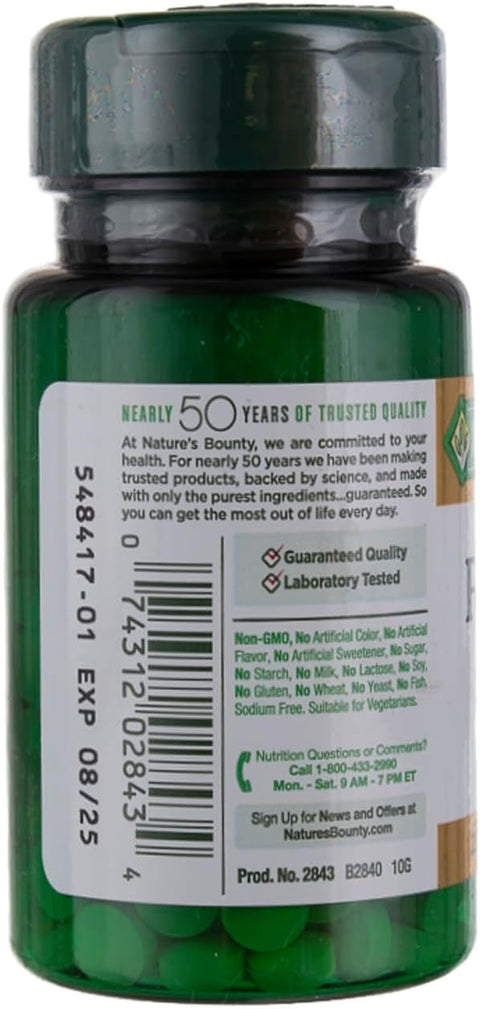 NatureS Bounty Folic Acid 800 Mcg Tabs 250 Ct