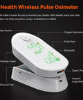 iHealth AIR Rechargeable Fingertip Pulse Oximeter, Blood Oxygen Saturation Monitor with App, SpO2, Pulse Rate, Plethysmograph, and Perfusion Index