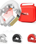 Moza Neck Massager With Heat, Cordless Shiatsu Neck Massager For Muscle Pain Relief Electric Deep Tissue Kneading Massage, Portable Heated Neck Massager, For Women, Men, Grey