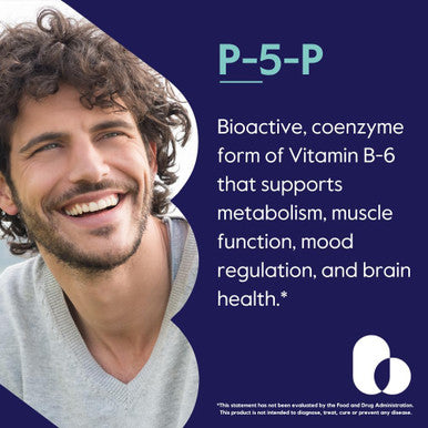 Bestvite P-5-P 100mg (120 Vegetarian Capsules) (CoEnzymated Form of B-6) - No Stearates - Vegan - Non GMO - Gluten - No Silicon Dioxide - No Gelatin